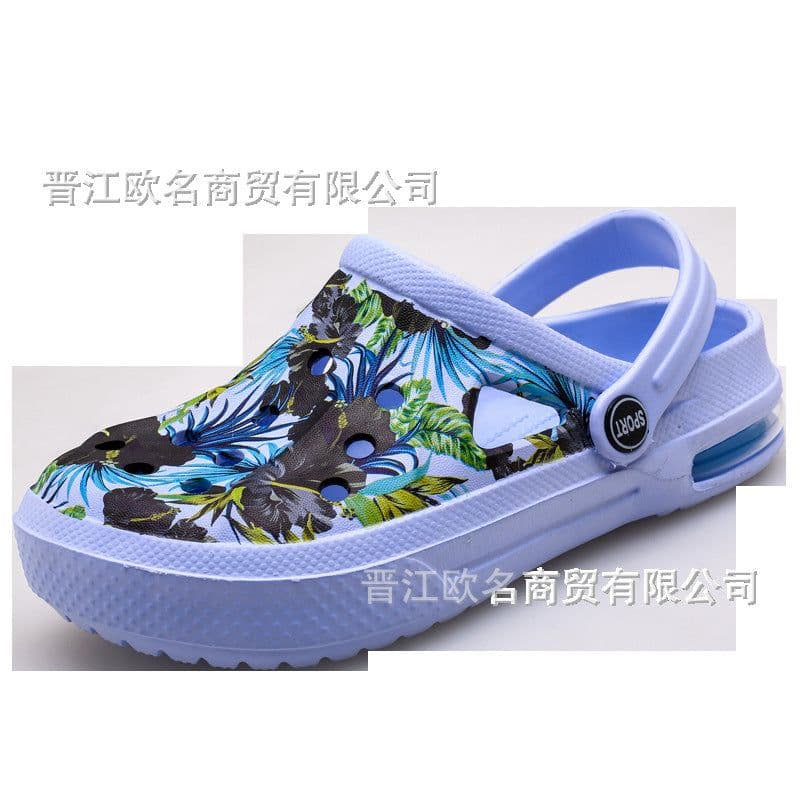 image-Men's Lightweight EVA Clogs - Blue Size 45