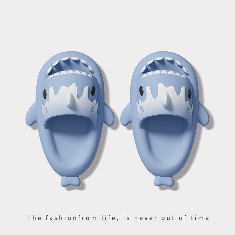 image-CHEDOIR Shark Slippers - Pink EVA Non-Slip Sandals Unisex