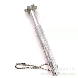 image-Supply aluminum alloy golf head ditch cleaner golf club ditch cleaning tool metal ball head cleaner