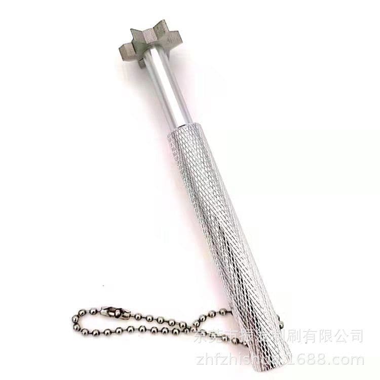 image-Supply aluminum alloy golf head ditch cleaner golf club ditch cleaning tool metal ball head cleaner