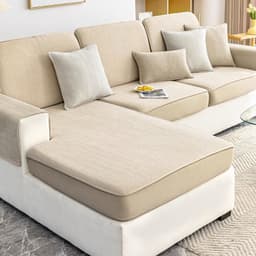 image-Hongyuan Fashion Chenille Sofa Cover Yuxin-Harbor Blue Elastic All-Inclusive