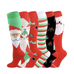 image-Ya Shi Rui Cactus Christmas Socks - Tall L/XL
