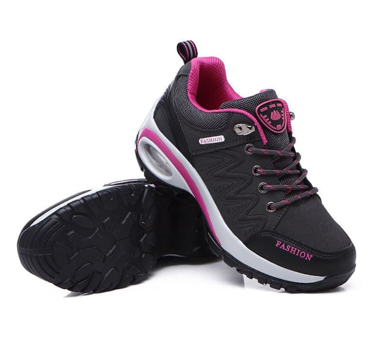 image-2022 autumn new air-cushion shoes air-cushion running shoes women's heightened soft-soled shock-absorbing sports all-match thick-soled casual shoes