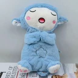 image-Lamb Dudu Baby Plush Doll - Lake Blue 32cm