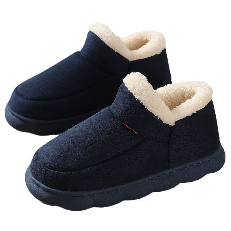 image-Enjoy Velvet Cotton Shoes - Burgundy Unisex Winter