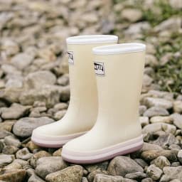 image-Women's Rain Boots Green Waterproof High Tube