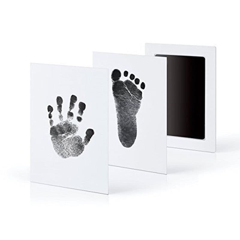 image-Pets and Children's No-Wash Footprint Kit - DIY Memory Album