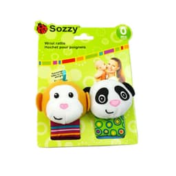 image-Sozzy Baby Rattle Socks Wrist Strap 0-1Y