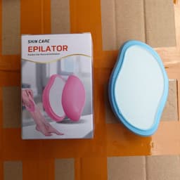 image-Nano Glass Hair Remover - Manual Foot Grinder Blue