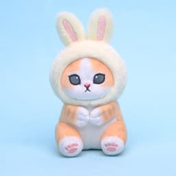 image-Japanese Plush Cat Charm Key Chain - Shrimp Cat Design, 10cm-13cm