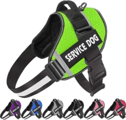 image-Pet Dog Reflective Harness Leash - Pink XXL