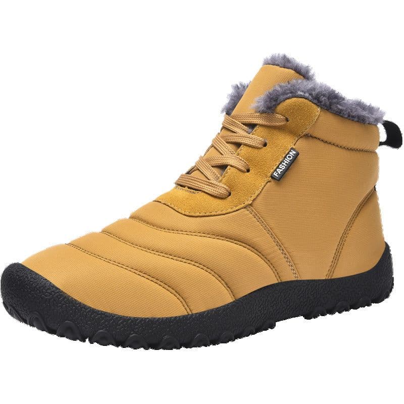 image-Snow Boots - Khaki Wedge Heel Size 46 Men's