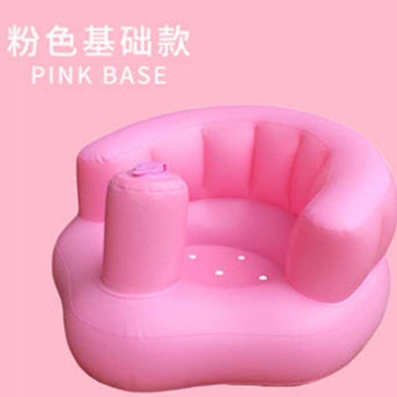 image-Baby Inflatable Sofa Chair - PVC Portable Training Seat