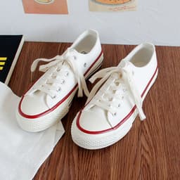image-Triple vulcanization 1970s classic re-engraved low-cut color canvas shoes female students Korean version 2023 spring board shoes