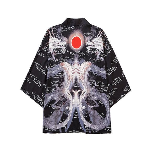 image-2021 cross-border new Japanese-style digital printing kimono men and women cloak coat pajamas cardigan summer