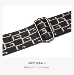 image-Cowhide Leather Saddle Bag - Khaki Small Square