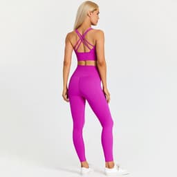 image-European & American Yoga Pants - Breathable & Quick-Drying Tights for Women, Peach