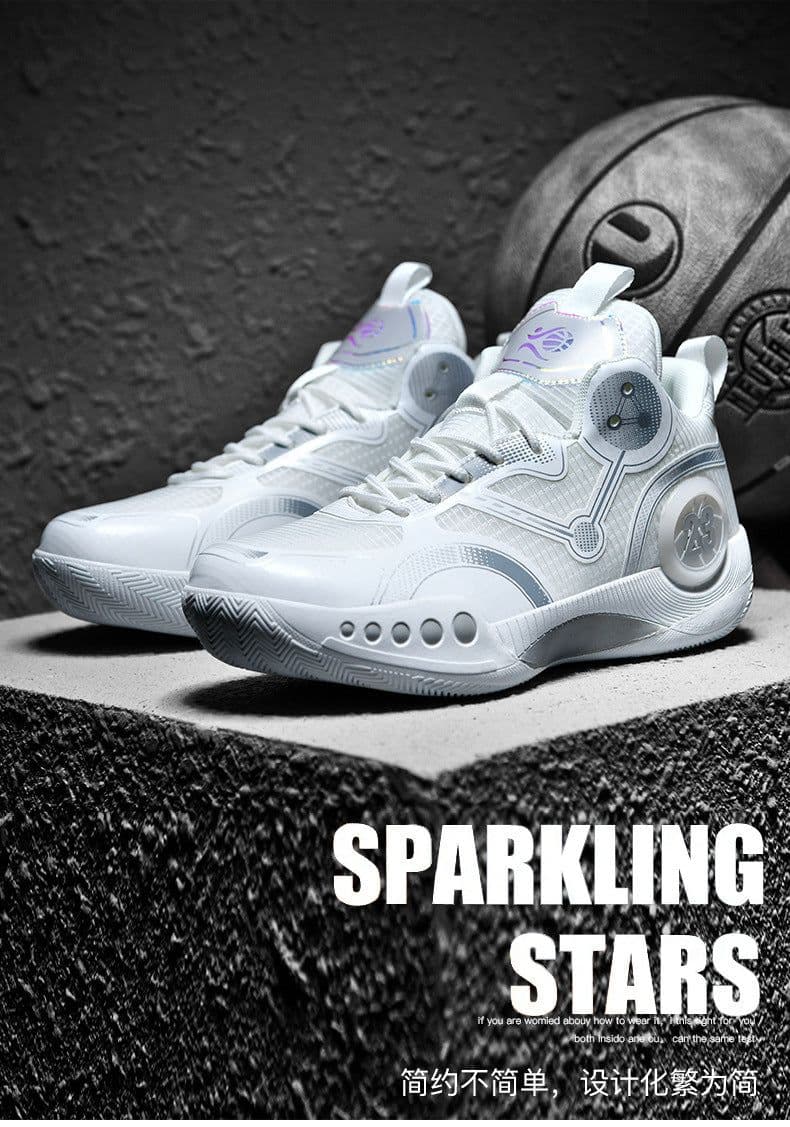 image-Zodi Basketball Shoes - High Top, Shock-Absorption, Breathable
