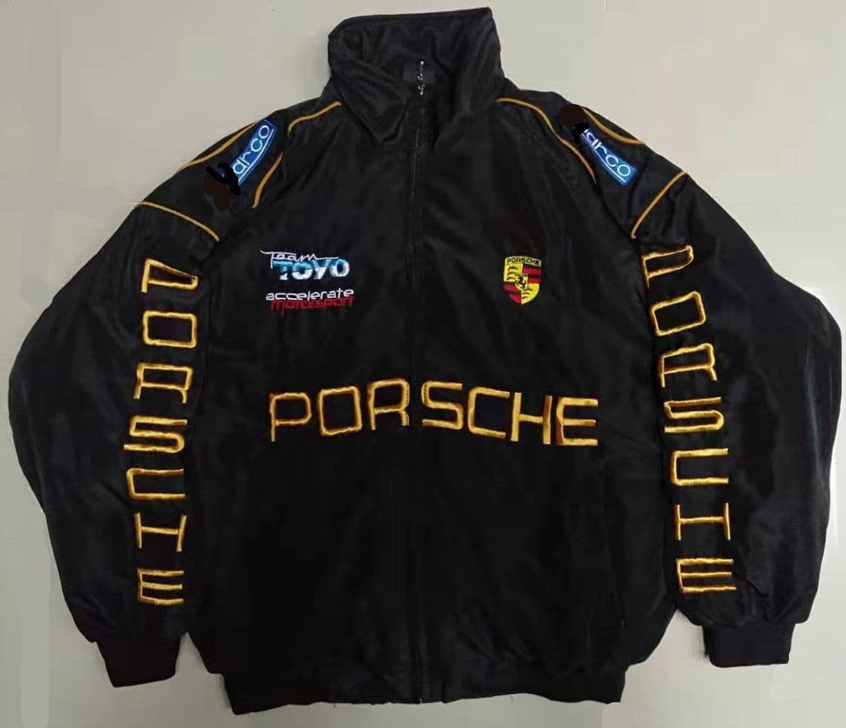 image-F1 Racing Suit College Retro Jacket Black XXL Embroidered