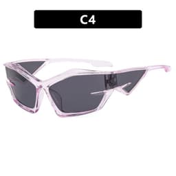 image-Exaggerated futuristic technology Y2K sunglasses 2023 new European and American catwalk sunglasses cross-border heterosexual sunglasses