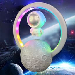 image-Suspended Astronaut Bluetooth Speaker RGB Night Light