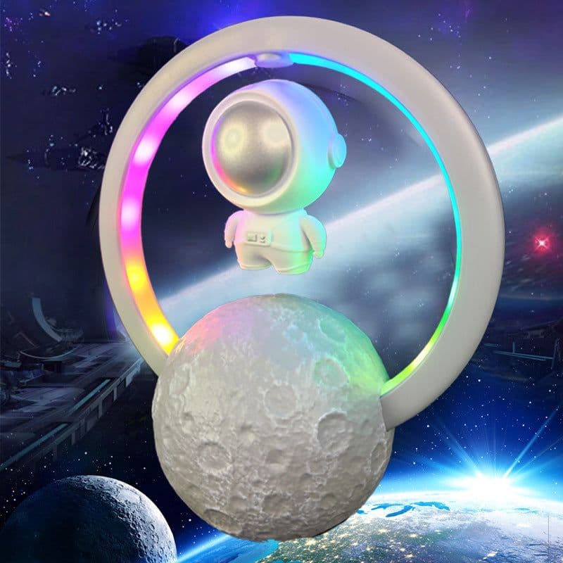 image-Suspended Astronaut Bluetooth Speaker RGB Night Light