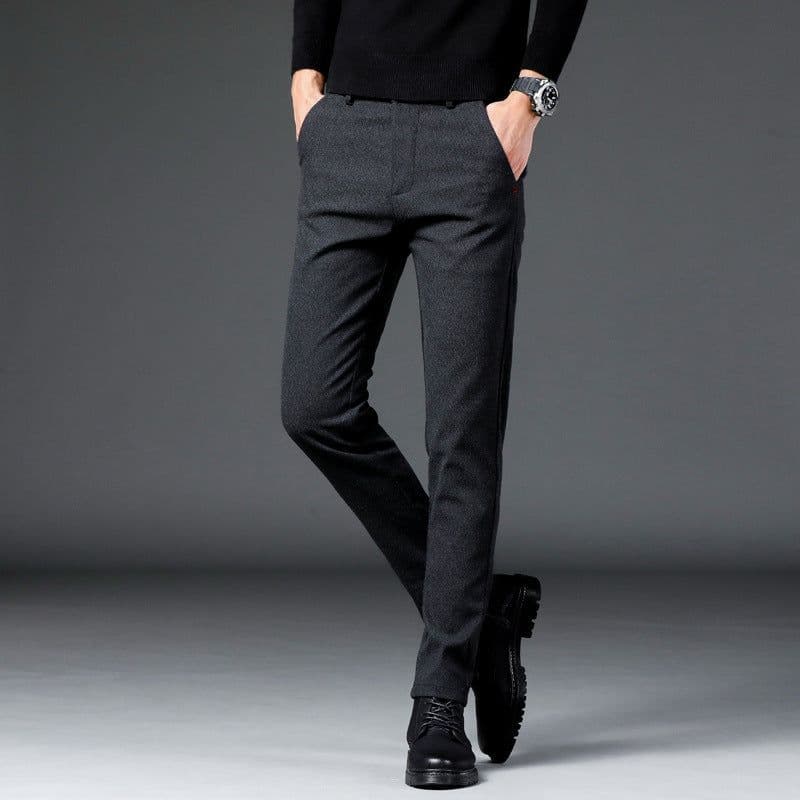 image-Sanded casual pants men 9038 men's trendy and fashionable versatile sports pants loose straight slim casual pants