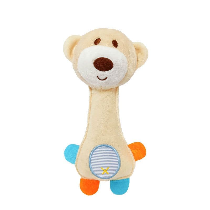 image-SPPH Plush Animal Hand Rattle - Yellow Deer
