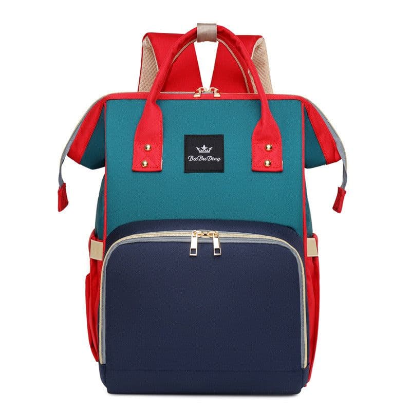 image-Mummy Backpack Large Capacity Grey Oxford Cloth