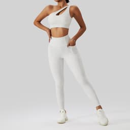 image-High-end Yoga Sports Vest & Pants - Women's Moisture Wicking Suit