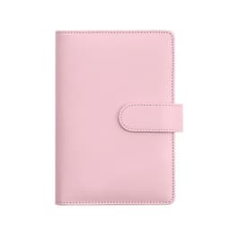 image-Macaron A6 Leather Notebook Budget Planner