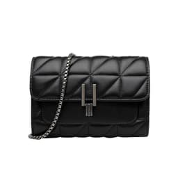 image-Small Square Crossbody Bag Women PU White