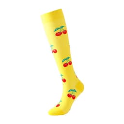 image-Cross-border Nurse Leggings Cute Long Tube Women's Socks Sports Cartoon Plaid Leopard Print Sports Pressure Socks Spot Wholesale