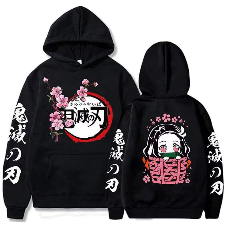 image-Men's & Women's Anime Hooded Hoodie - Large Size