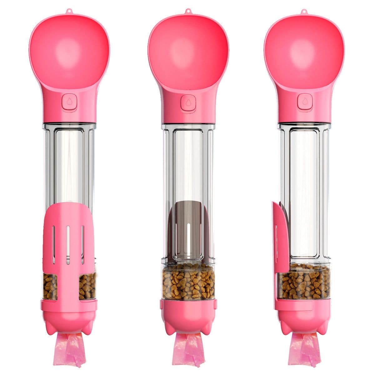 image-Jia Meng 300ml Pink Pet Water Cup - Outdoor Travel Kettle
