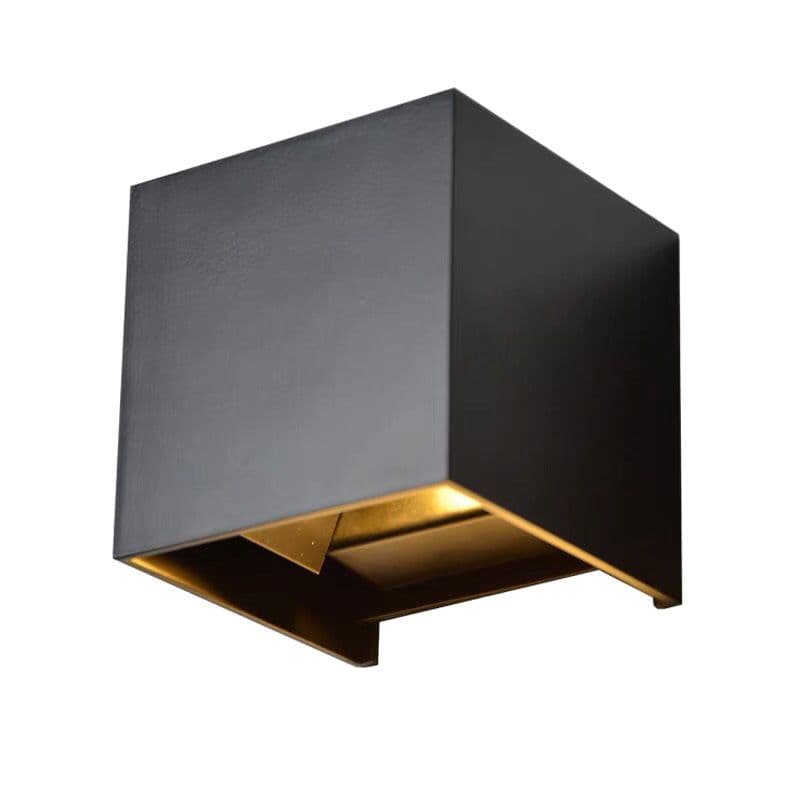image-Solar outdoor waterproof wall light induction wall light exterior wall wiring free wall light balcony dimming wall light graffiti wall light