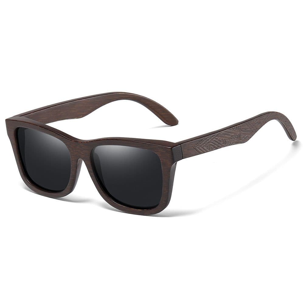 image-KITHDIA Vintage Polarized Sunglasses - Brown Oval