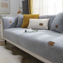 image-Velvet Sofa Cushion Cover - Sherpa Pink Nordic Plush Thick (65 characters)