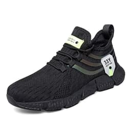 image-Sports Running Shoes - White Breathable Mesh Low-Top