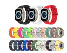 image-Apple Watch Marine Silicone Strap Universal Compatible