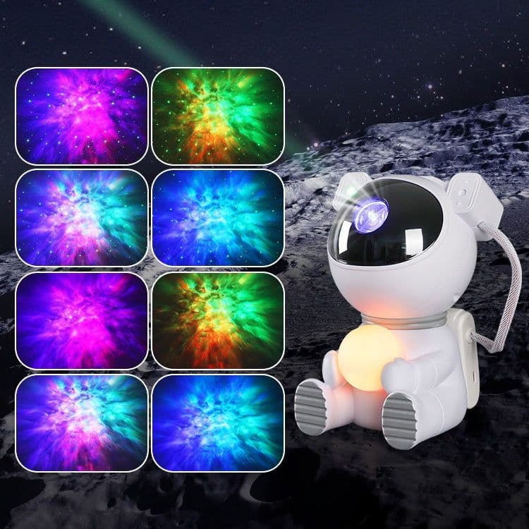 image-Astronaut Starry Sky Projection Lamp LED Night Light