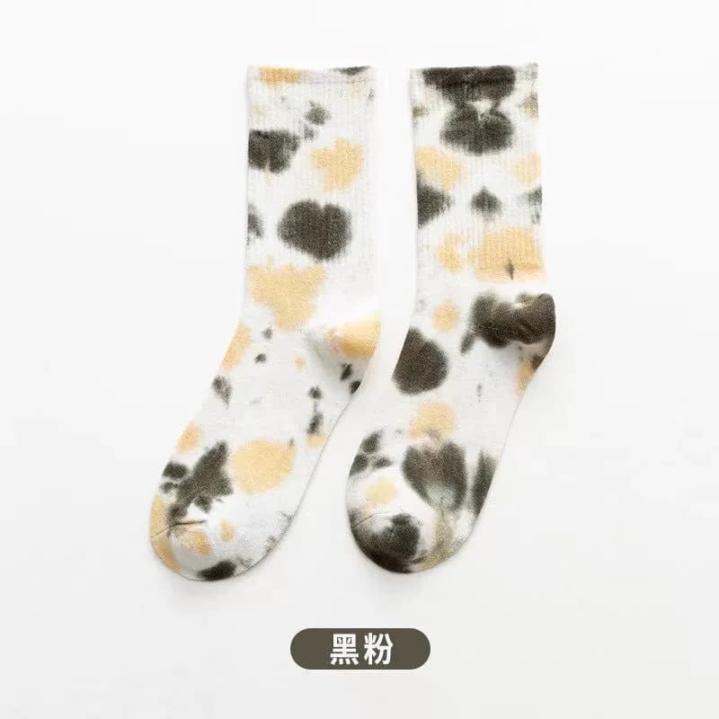 image-WXW151 Mid-Tube Socks - Black Blended Unisex