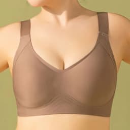 image-Large Shoulder Strap Bra - Shockproof Seamless