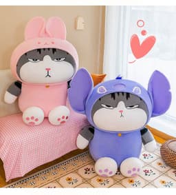 image-Plush Cat Toy 100cm Super Soft Short Plush