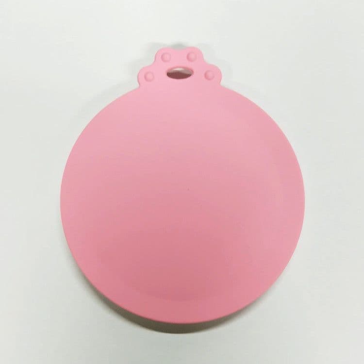 image-Silicone Pet Food Can Lid - Orange