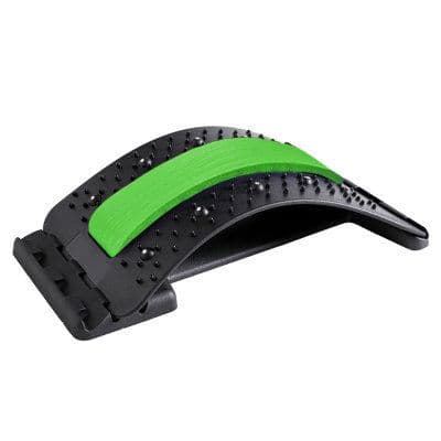 image-Lumbar Massager - Black/Green Acupuncture Magnetic Therapy Belt