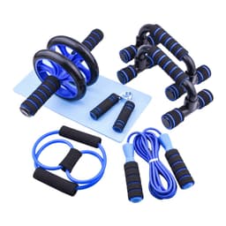 image-LEATOU Ab Wheel 7-Piece Indoor Fitness Equipment Set - LT-TZ32