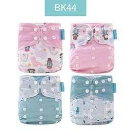 image-Happyflute 4-Pack Washable Training Pants - Waterproof Diapers for Infants 1-3 Years Old