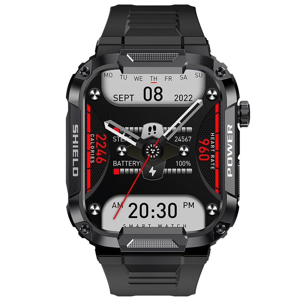 image-Zongxin MK66 HD Smartwatch Large Screen Bluetooth Call Music Outdoor Waterproof Pedometer