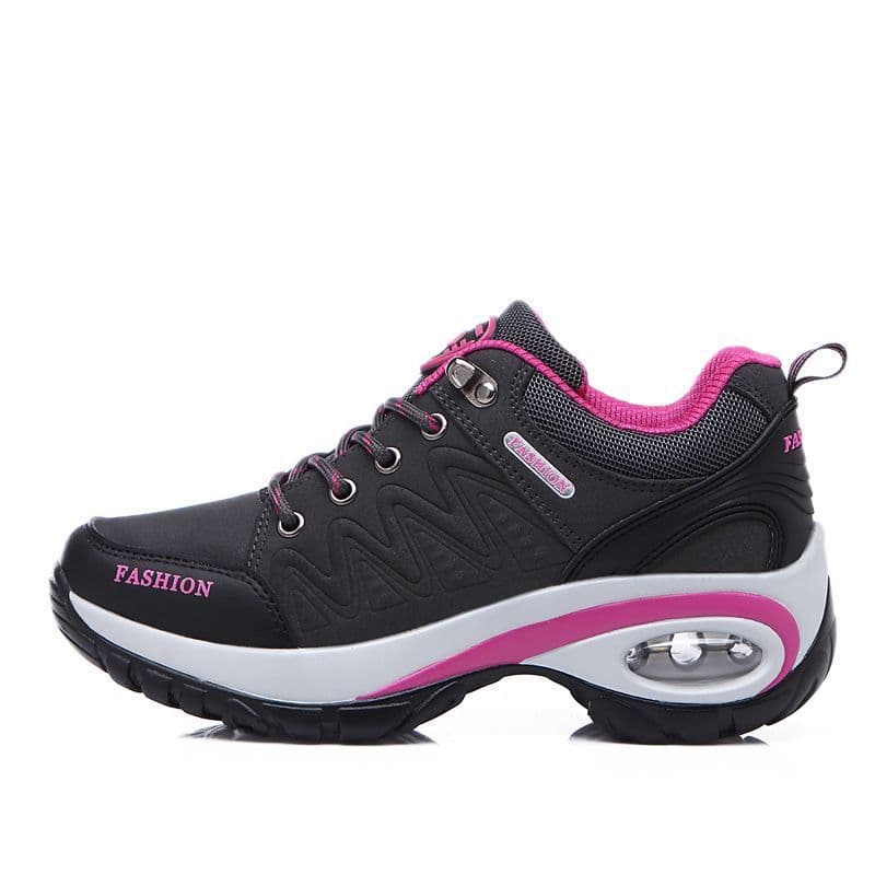 image-2022 autumn new air-cushion shoes air-cushion running shoes women's heightened soft-soled shock-absorbing sports all-match thick-soled casual shoes